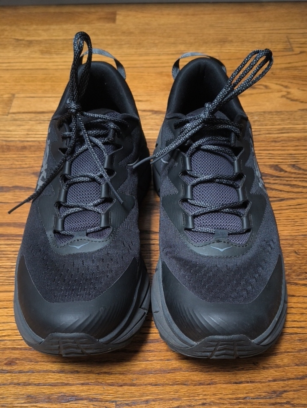 Men's Hoka Black Athletic Running Shoes